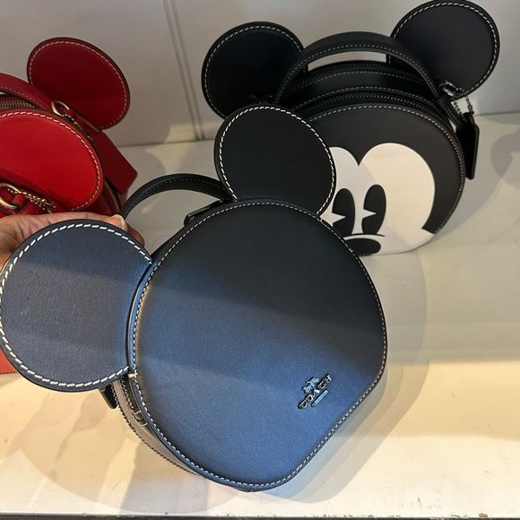 NWT COACH Disney X Coach Mickey Mouse Ear Bag Xbody Purse Measenger CM840 - Picture 3 of 10